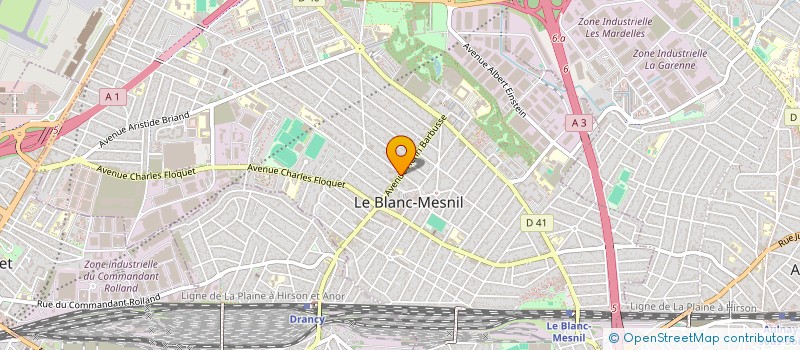 localisation de l'entreprise MNBT à LE BLANC-MESNIL