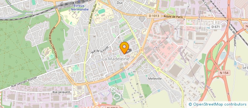 localisation de l'entreprise MNC à EVREUX
