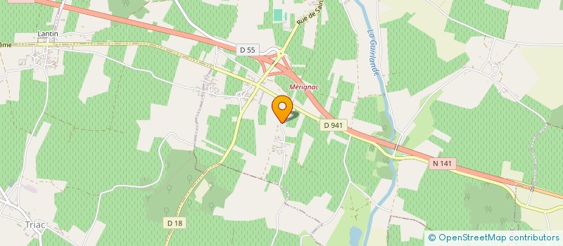localisation de l'entreprise MNC PEINTURE à MERIGNAC
