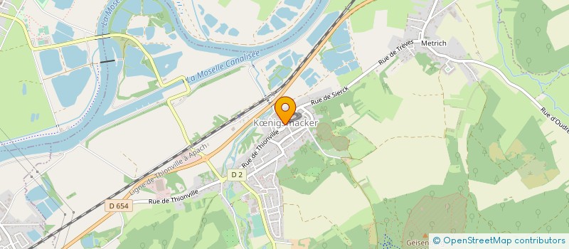 localisation de l'entreprise MNCE à KŒNIGSMACKER