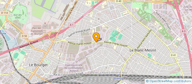 localisation de l'entreprise MNCOM à LE BLANC-MESNIL