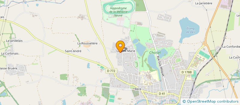 localisation de l'entreprise MNCP  CHATEAUBRIANT