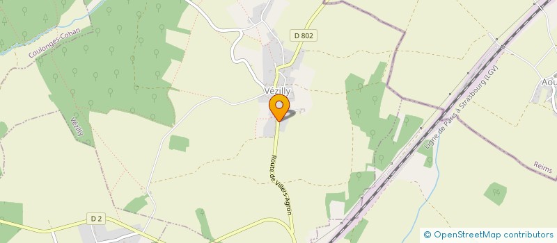 localisation de l'entreprise MNCP  VEZILLY