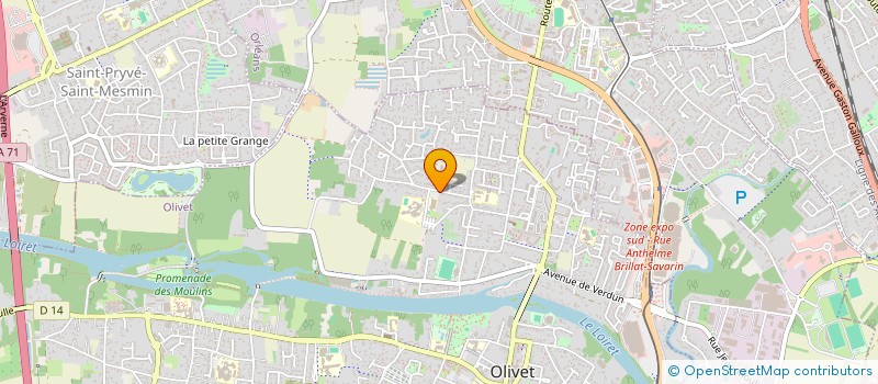localisation de l'entreprise MNCR à OLIVET