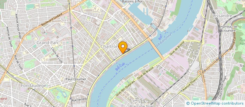 localisation de l'entreprise MNCS EXPRESS à BORDEAUX
