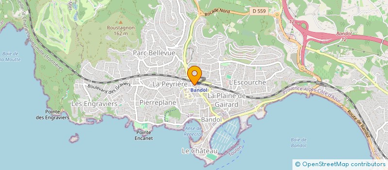 localisation de l'entreprise MNCT  BANDOL