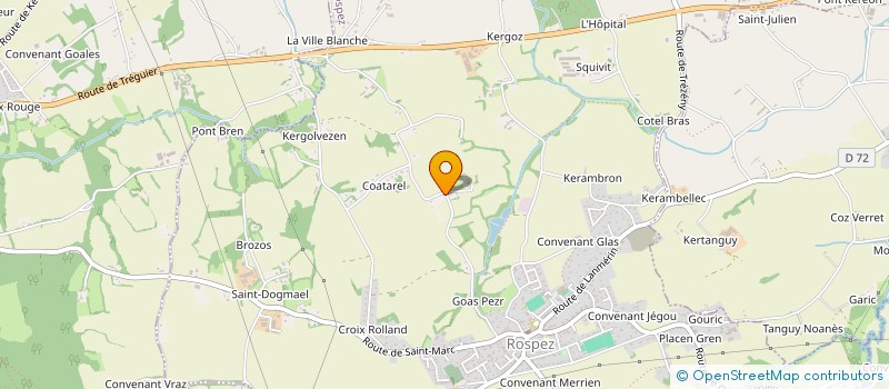 localisation de l'entreprise MND  ROSPEZ