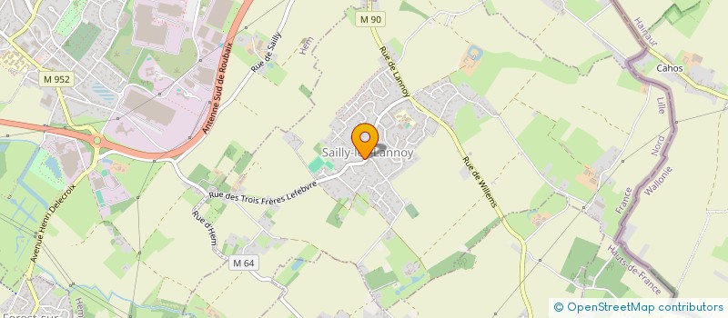 localisation de l'entreprise MND  SAILLY-LEZ-LANNOY