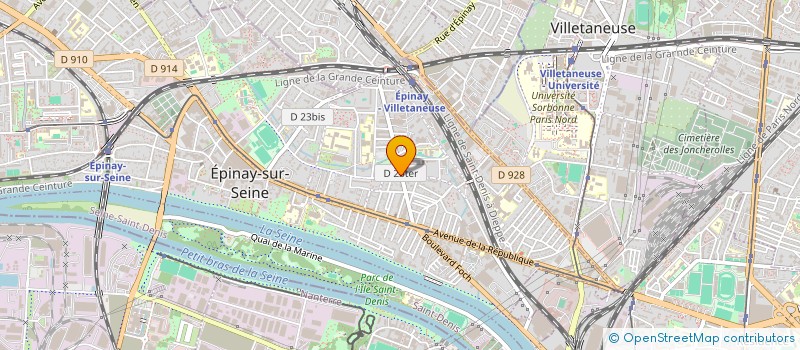 localisation de l'entreprise MND BATIMENT à EPINAY-SUR-SEINE
