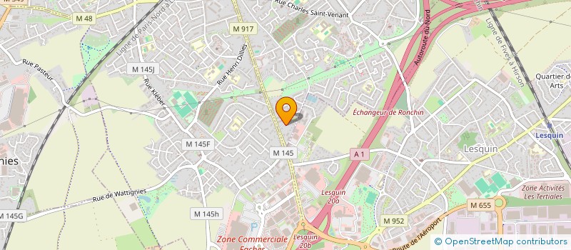 localisation de l'entreprise MND IMMOBILIERE  RONCHIN