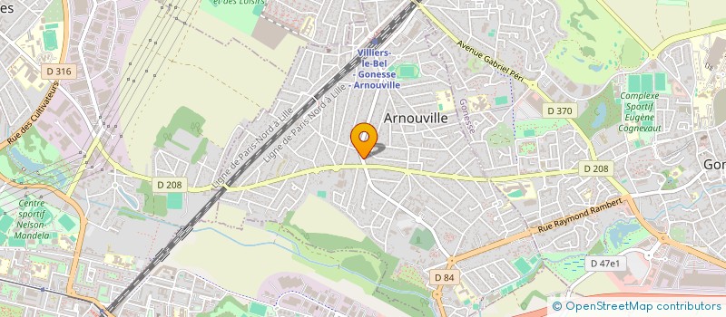 localisation de l'entreprise MNDA  ARNOUVILLE
