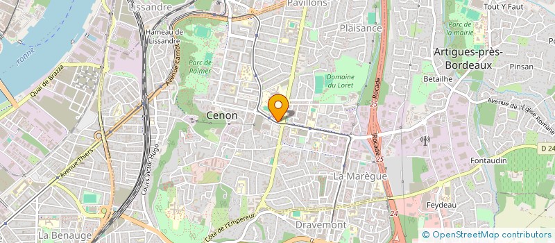 localisation de l'entreprise MNDRIVE  CENON