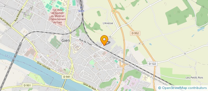 localisation de l'entreprise MNE 01 à GIEN