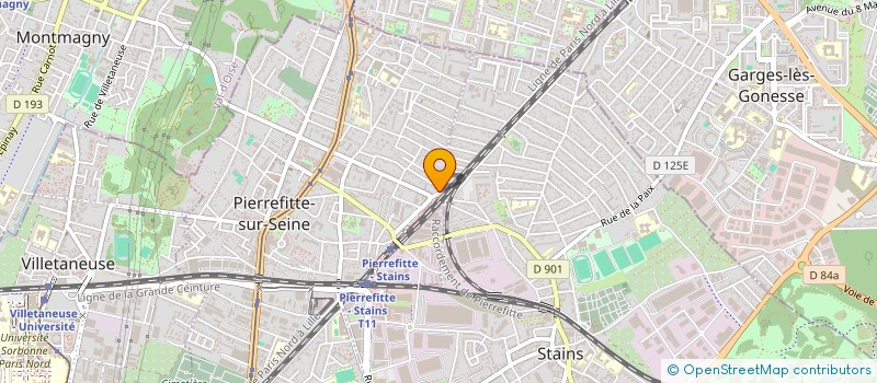 localisation de l'entreprise MNE PESUKIC à PIERREFITTE-SUR-SEINE