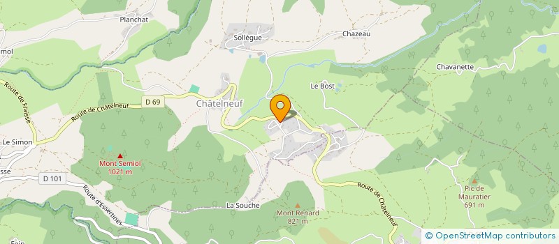 localisation de l'entreprise MNELEC  LA CHAISE-DIEU