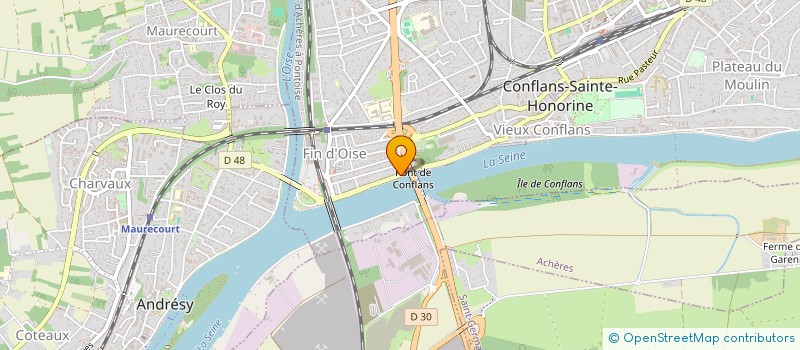 localisation de l'entreprise MNEMA CONSEIL  CONFLANS-SAINTE-HONORINE