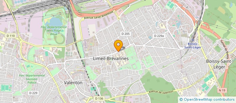 localisation de l'entreprise MNEMOSYNE à LIMEIL-BREVANNES