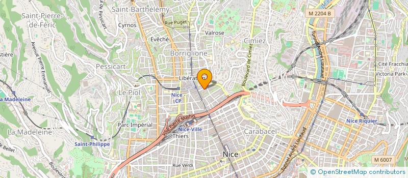 localisation de l'entreprise MNEMOSYNE  NICE