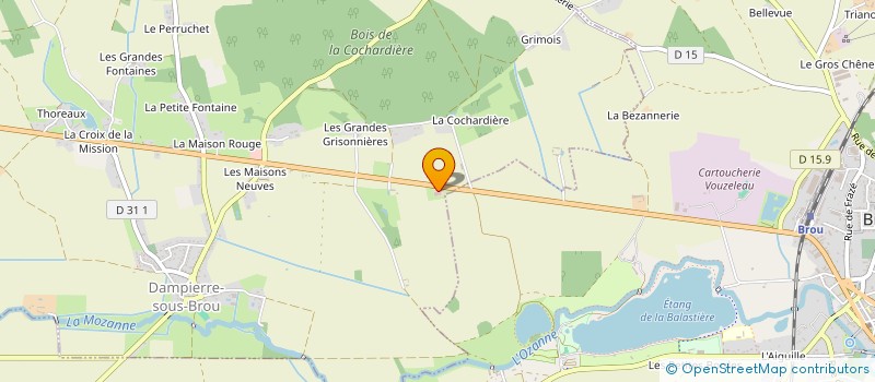 localisation de l'entreprise MNF à DAMPIERRE-SOUS-BROU