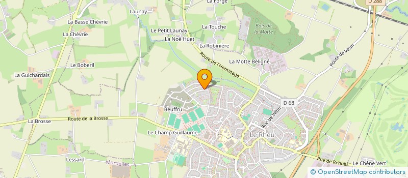 localisation de l'entreprise MNF CONSULTING  LE RHEU