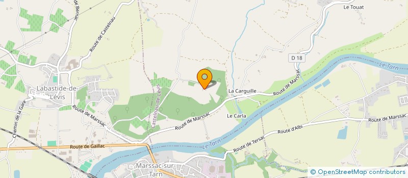 localisation de l'entreprise MNF IMMO  CASTELNAU-DE-LEVIS