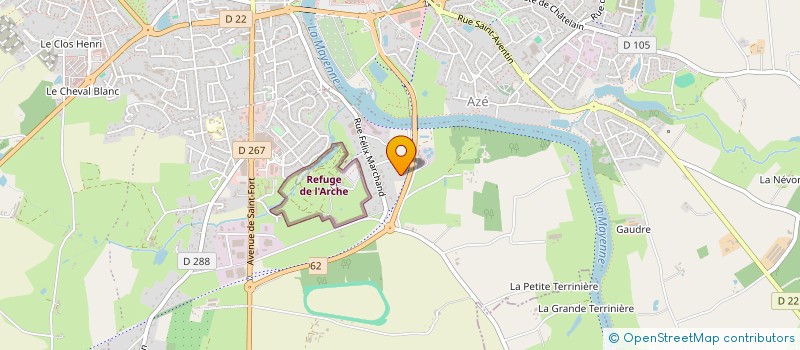 localisation de l'entreprise MNF Q-ONE  CHATEAU-GONTIER-SUR-MAYENNE