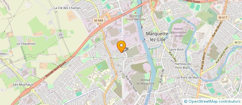 localisation de l'entreprise MNF REALISATION  MARQUETTE-LEZ-LILLE