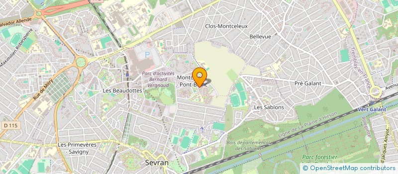 localisation de l'entreprise MNF RENOVATION  SEVRAN