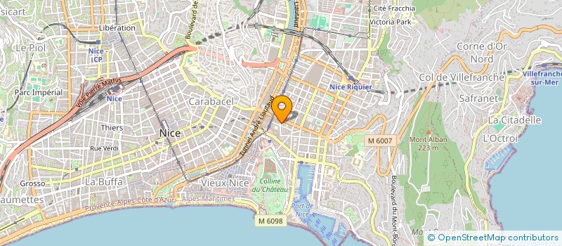 localisation de l'entreprise MNFA à NICE