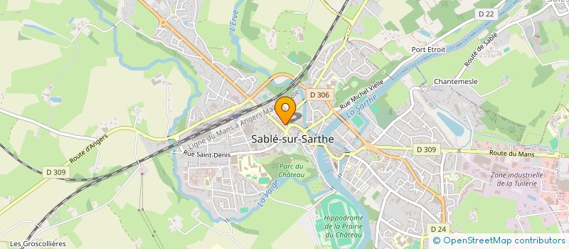 localisation de l'entreprise MNG  SABLE-SUR-SARTHE