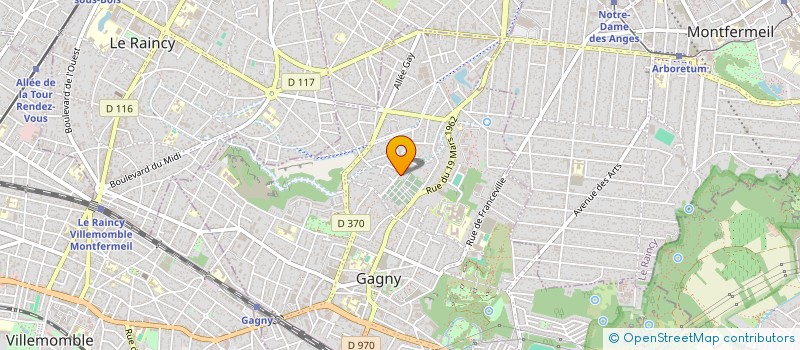 localisation de l'entreprise MNG -DOM MULTI SERVICES  GAGNY