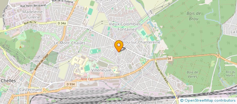 localisation de l'entreprise MNG HOLD  BROU-SUR-CHANTEREINE