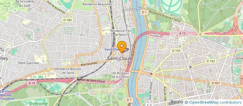 localisation de l'entreprise MNG HOSPITALITY à SAINT-CLOUD