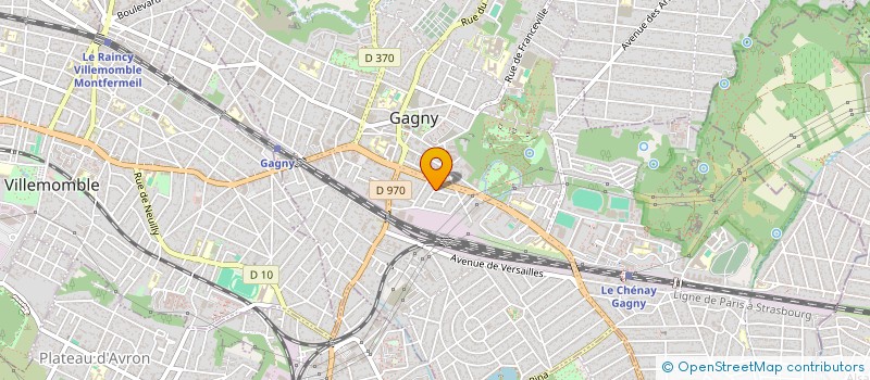 localisation de l'entreprise MNG RENOVATION  GAGNY