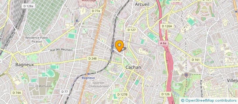 localisation de l'entreprise MNG SAS  CACHAN