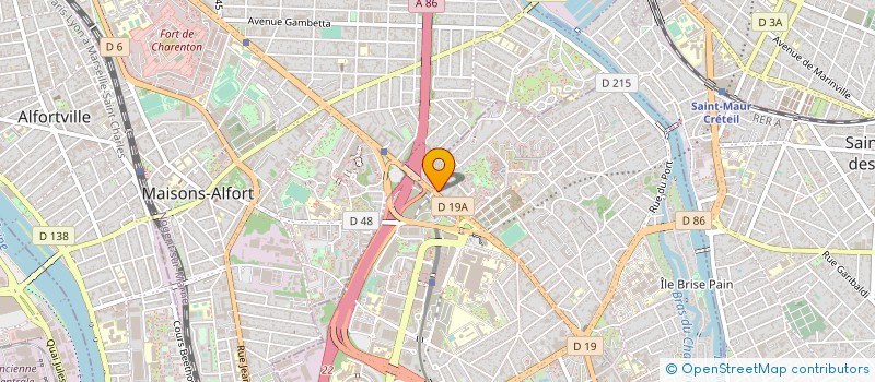 localisation de l'entreprise MNH  CRETEIL