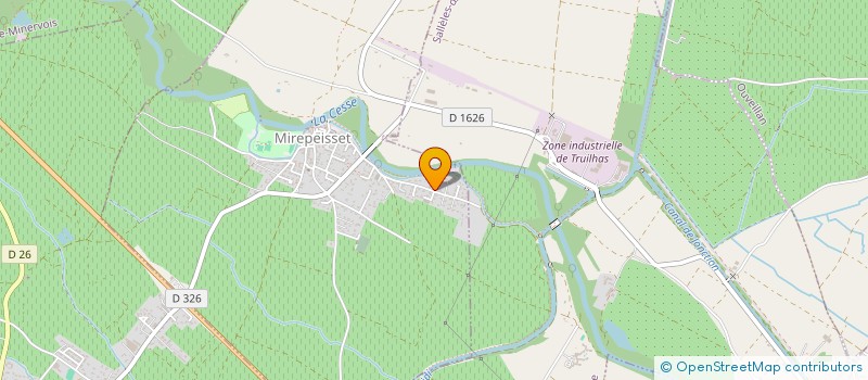 localisation de l'entreprise MNI  MIREPEISSET