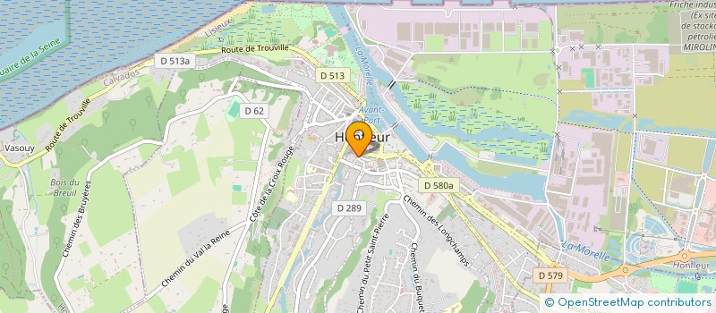 localisation de l'entreprise MNI à HONFLEUR