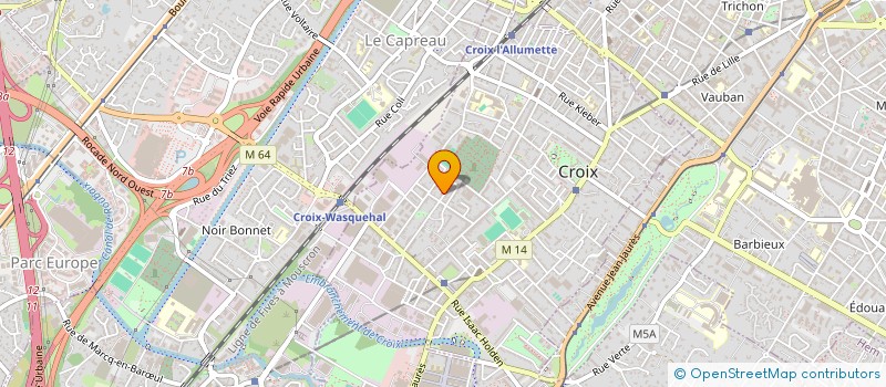 localisation de l'entreprise MNIB à CROIX