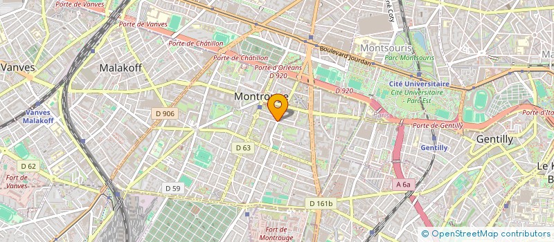 localisation de l'entreprise MNJ BOUTIQUE  MONTROUGE