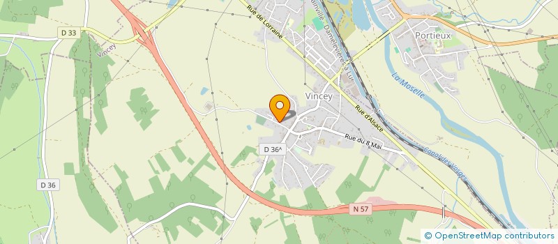 localisation de l'entreprise MNJ CONSTRUCTIONS BOIS  VINCEY