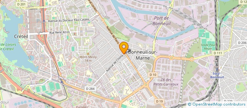 localisation de l'entreprise MNJ GLD  BONNEUIL-SUR-MARNE