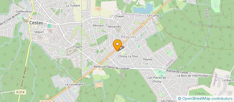 localisation de l'entreprise MNJN GROUPE  CESTAS