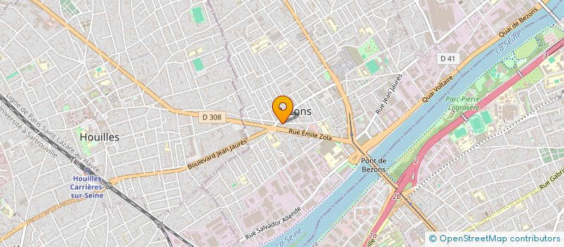 localisation de l'entreprise MNK à LA COURNEUVE