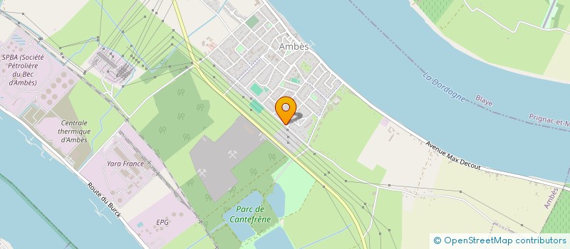 localisation de l'entreprise MNK COUVERTURE ZINGUERIE à AMBES