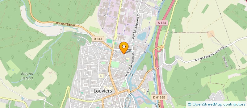 localisation de l'entreprise MNK FRET INTERNATIONAL à LOUVIERS