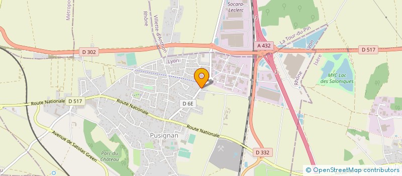 localisation de l'entreprise MNK TRAVAUX PUBLICS à PUSIGNAN
