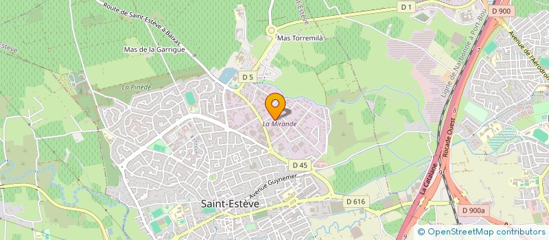 localisation de l'entreprise MNL AUTO  SAINT-ESTEVE