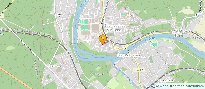 localisation de l'entreprise MNL SAINT-MERRY  CHAMPAGNE-SUR-SEINE