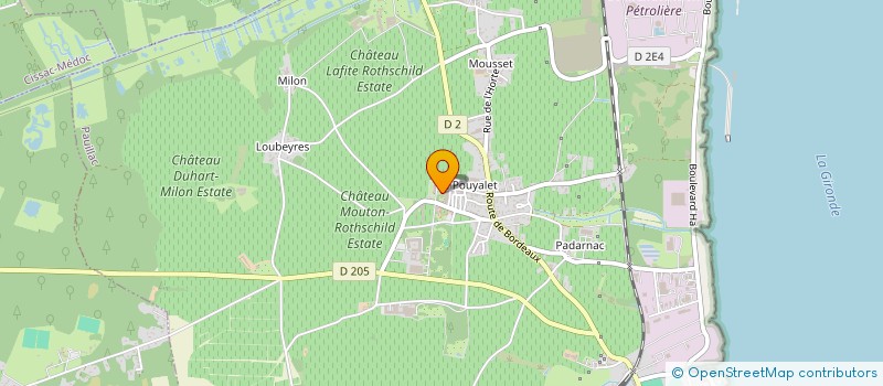 localisation de l'entreprise MNL SR  PAUILLAC